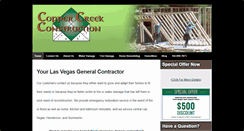 Desktop Screenshot of coppercreekconst.com